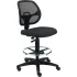 Mesh-Back Fabric Drafting Stools
