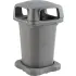 Plastic Trash Cans with Hinged Lids