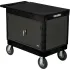 Shop & Work Center Utility Carts with Flat Shelf