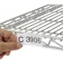 Snap-On Shelving Label Holders