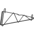 Nexel® Black Epoxy Wall Mount Brackets