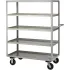 Open Side Heavy Duty Welded Steel Flush Storage Shelf Trucks