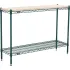 Nexel® Poly-Green® Wire Shelving Units with Hardwood Top