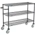 Nexel® Black Epoxy Push Carts