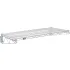 Chrome Fixed Wall Mount Shelving
