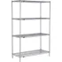 Nexel® Black & Silver Epoxy Wire Shelving Extra Deep Units