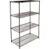 Nexel® Black & Silver Epoxy Wire Shelving Units