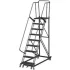 Steel Cal Osha Approved Heavy Duty Rolling Ladders