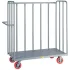3 Side Steel Slatted Frame Shelf Trucks