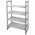 Camshelving® Plastic Shelving with Vented Shelves