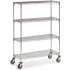 Metro Chrome Wire Shelf Trucks