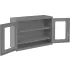 Heavy Duty Wall Mount Clear View Cabinets
