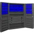 Extra Heavy Duty Bin Cabinet Work Centers with Deep Doors