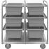 Stainless Steel Tub Rack Utility Carts
