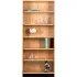 Wood Veneer Fully Assembled Bookcases