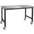 BenchPro Mobile Adjustable Height Stainless Steel Top Workbenches