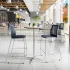 Perforated Back Counter Height Stools