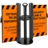 Mobile Dual Retractable Safety Barriers