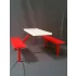 ADA Compliant Fiberglass Food Court Tables
