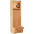 Hallowell® Recruiter-2 Wood Open Front Sport Lockers