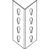 Hallowell Rivetwell Boltless Shelving Uprights