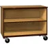 Mobile Wood Open Front Cabinets