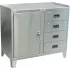 Heavy Duty Stainless Steel Counter Height Cabinets