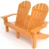 Multi-Person Adirondack Chairs