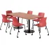 Table & Caster Chair Sets 