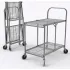 Luxor Chrome Collapsible Wire Carts