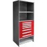 Lyon Closed Steel Shelving with Drawers
