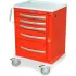 Crash Carts with 5 Drawers