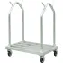 Heavy Duty Aluminum Floor Mat Carts