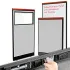 Interion® Traditional Deluxe Partition Panels with Raceway Base