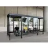 Smoking Shelter With Flat Roof