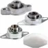 Clesco Flange Mount Bearings, 2 Bolt, In.