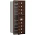 4C Horizontal Single Column Mailboxes, Front Loading, USPS Access