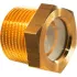 Brass Fluid Level Sight Glasses w/ Reflector