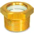Brass Fluid Level Sight Glasses w/o Reflector