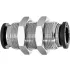 Bulkhead Through-Wall Straight Connector
