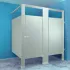 Metpar Overhead-Braced Stainless Steel Bathroom Compartments
