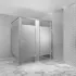 Metpar Overhead-Braced Stainless Steel Bathroom Partition Components