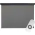Rechargeable Motorized Outdoor Sun Shade With Protective Valance