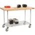 Global Industrial™ Fixed Height Chrome Mobile Workbenches