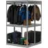 7' High - Boltless Luggage Garment Rack