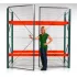 Wirecrafters RackBack® Wire Mesh Pallet Rack Enclosures