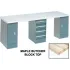 Global Industrial™ Triple Pedestal Workbenches