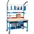 Global Industrial™ Complete Mobile Packing Workbench with Riser & Lower Shelf