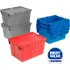 Premium Attached Lid Distribution Containers