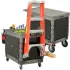 Shop & Work Center Utility Carts with Tray Shelf